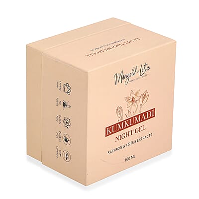 Marigold and Lotus Kumkumadi Night Gel 100ml