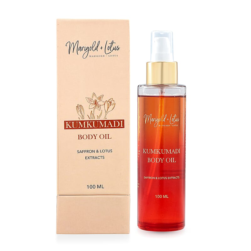 Marigold and Lotus Kumkumadi Body Oil 100ml