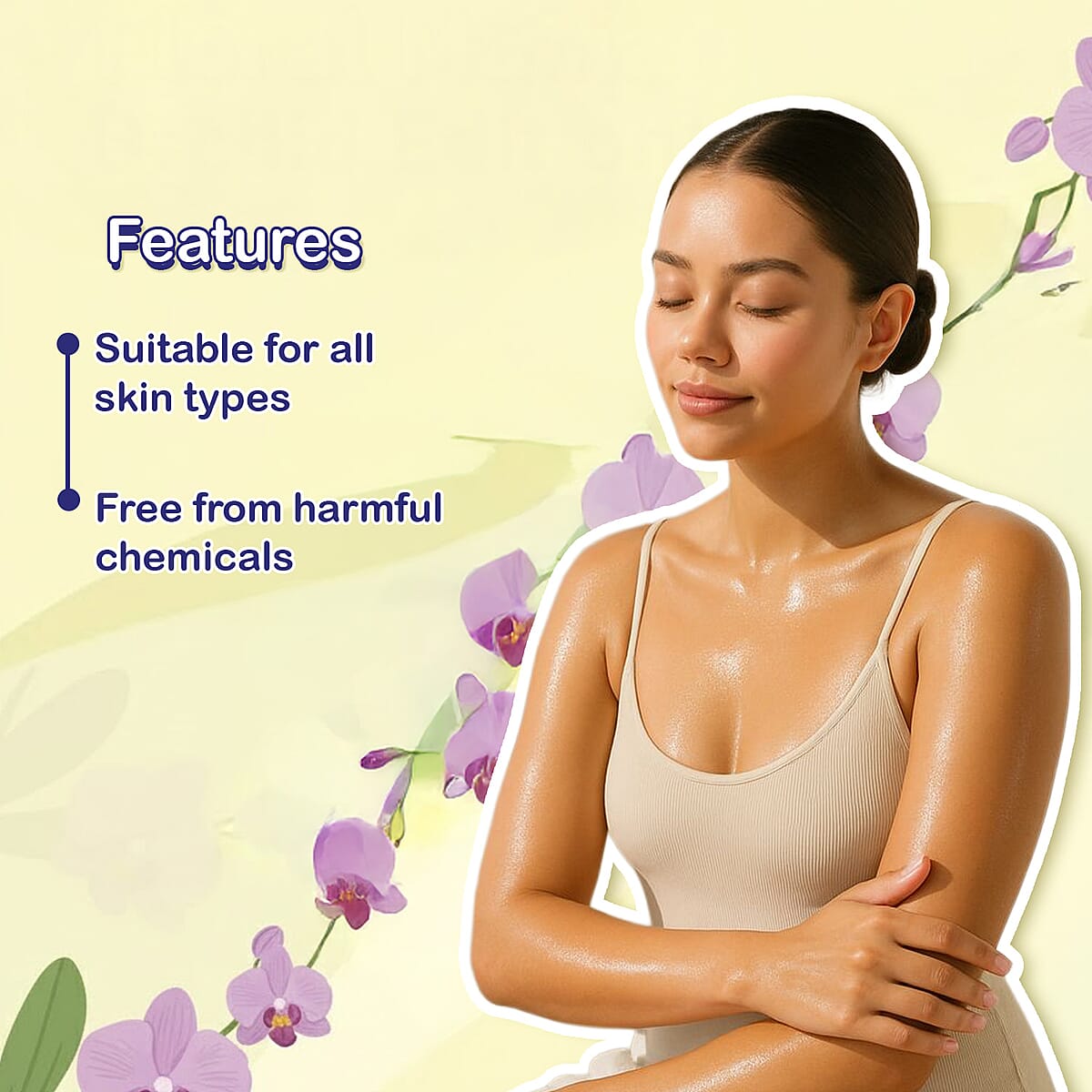 Marigold and Lotus Kumkumadi Body Oil 100ml image number 2