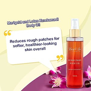 Marigold and Lotus Kumkumadi Body Oil 100ml