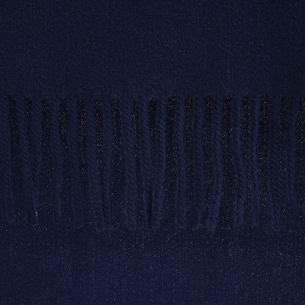 TAMSY Navy Pink Floral Soft Woven Embroidered Scarf with Tassels &ndash; One Size image number 8