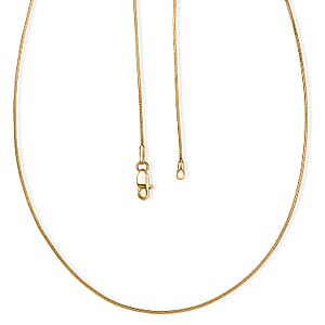 22K Yellow Golden Serpent Chain Necklace 20 Inches 4.16 Grams