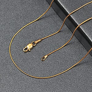 22K Yellow Golden Serpent Chain Necklace 20 Inches 4.16 Grams