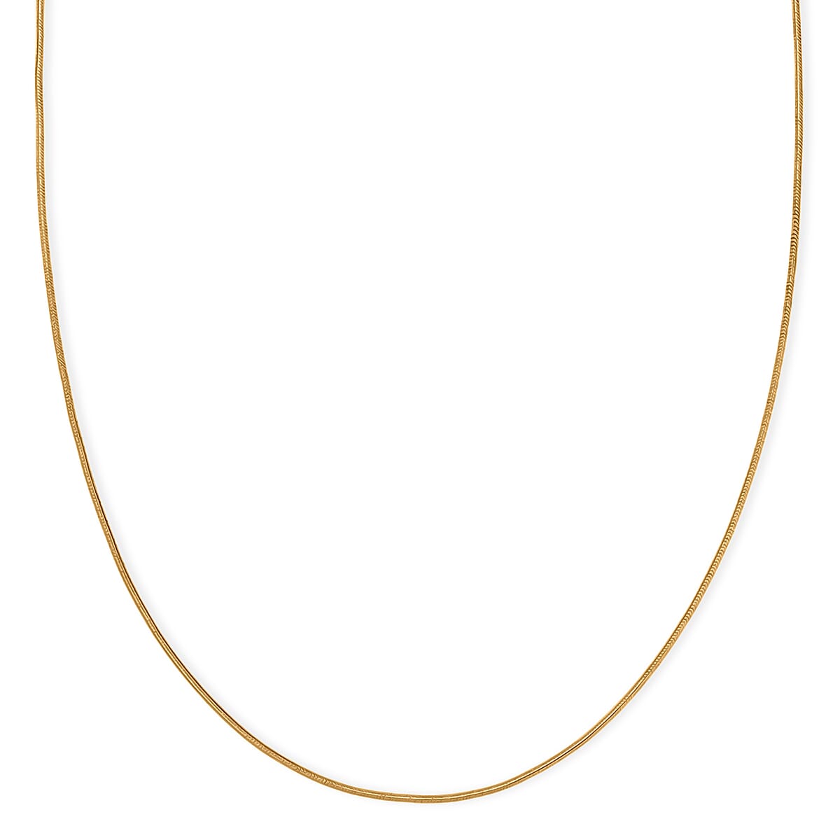 22K Yellow Golden Serpent Chain Necklace 20 Inches 4.16 Grams image number 5