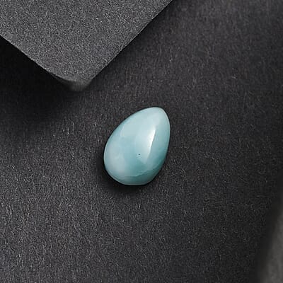 Larimar (Pear 8x5 mm) 0.84 ctw Loose Gemstone