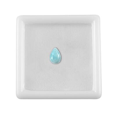 Larimar (Pear 8x5 mm) 0.84 ctw Loose Gemstone