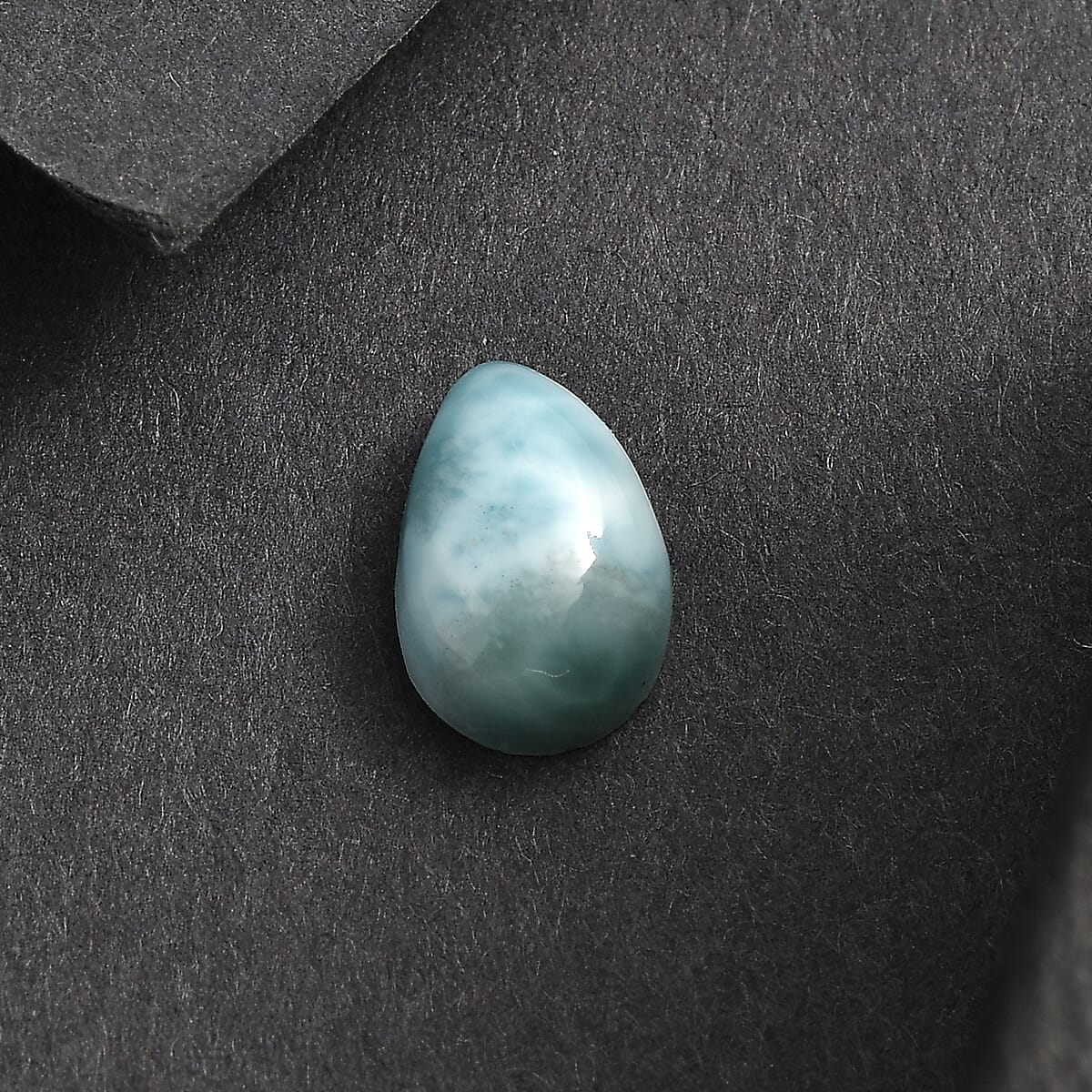 Larimar (Pear 9x6 mm) 1.35 ctw Loose Gemstone image number 1