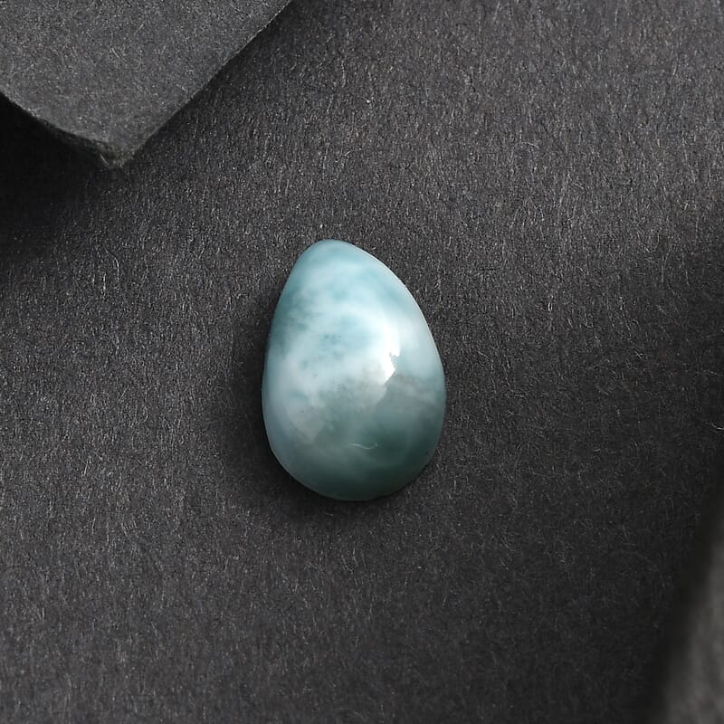 Larimar (Pear 9x6 mm) 1.35 ctw Loose Gemstone