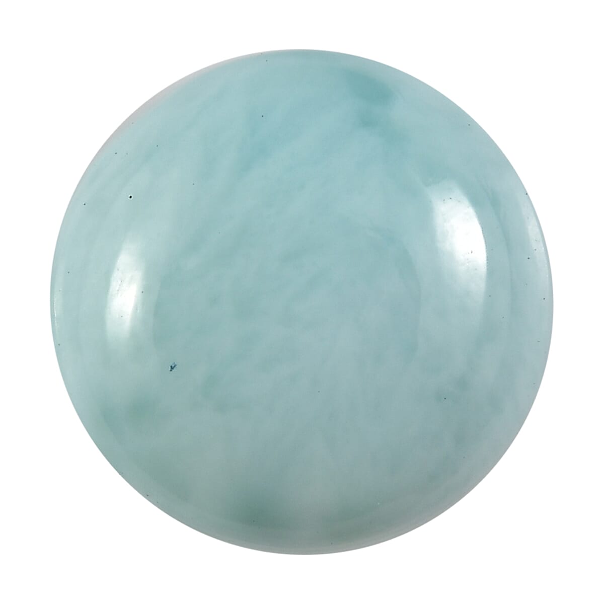 Larimar (Rnd 7 mm) 1.20 ctw Loose Gemstone image number 0
