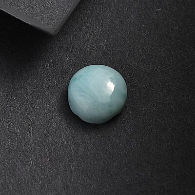 Larimar (Rnd 7 mm) 1.20 ctw Loose Gemstone