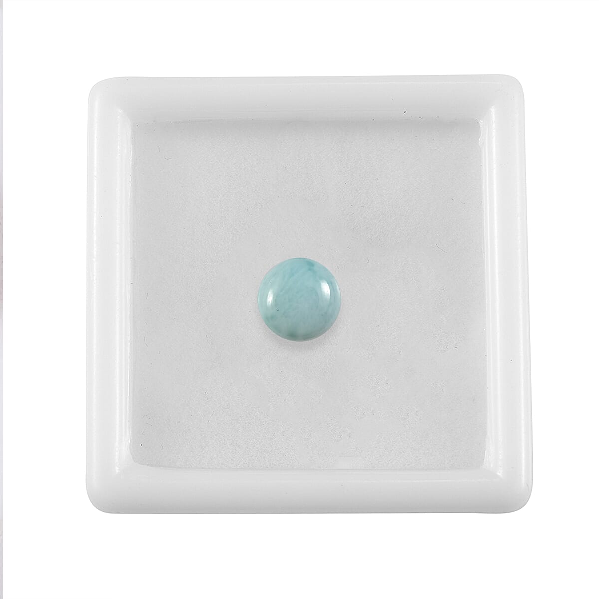 Larimar (Rnd 7 mm) 1.20 ctw Loose Gemstone image number 3