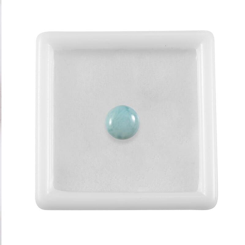 Larimar (Rnd 7 mm) 1.20 ctw Loose Gemstone