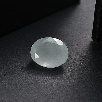 AA Milky Aquamarine (Ovl 10x8 mm) 2.10 ctw Loose Gemstone