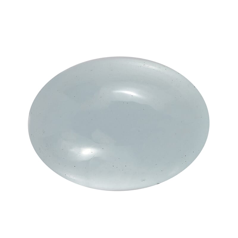 Milky Aquamarine (Ovl 7x5 mm) 0.68 ctw Loose Gemstone