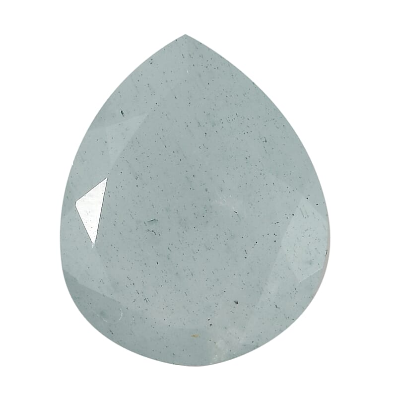 AA Milky Aquamarine (Pear 10x8 mm) 1.53 ctw Loose Gemstone