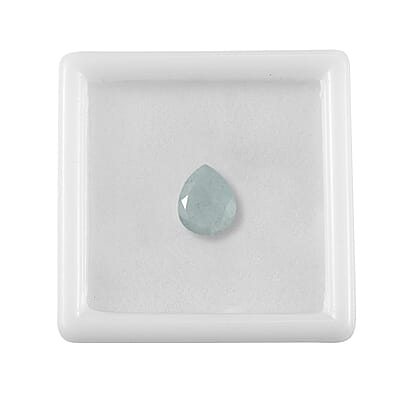 AA Milky Aquamarine (Pear 10x8 mm) 1.53 ctw Loose Gemstone