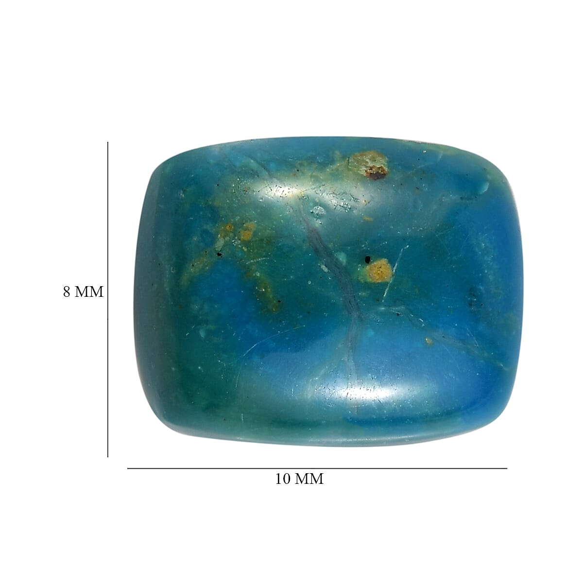 Opalina (Cush 10x8 mm) 1.90 ctw Loose Gemstone image number 4