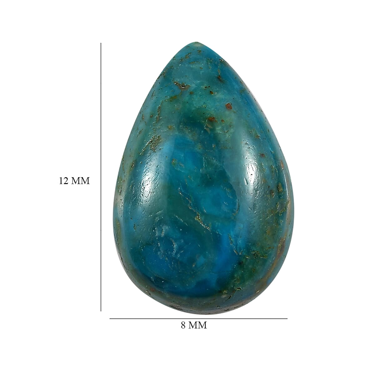 Opalina (Pear 12x8 mm) 2.25 ctw Loose Gemstone image number 4