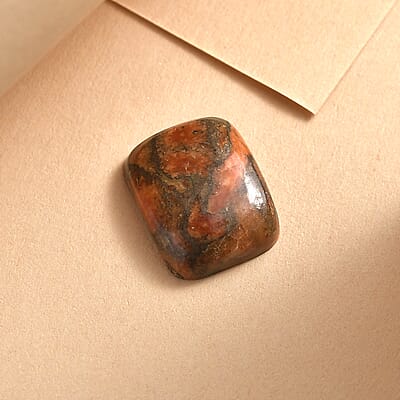 Mojave Orange Turquoise (Cush 10x8 mm) 2.10 ctw Loose Gemstone
