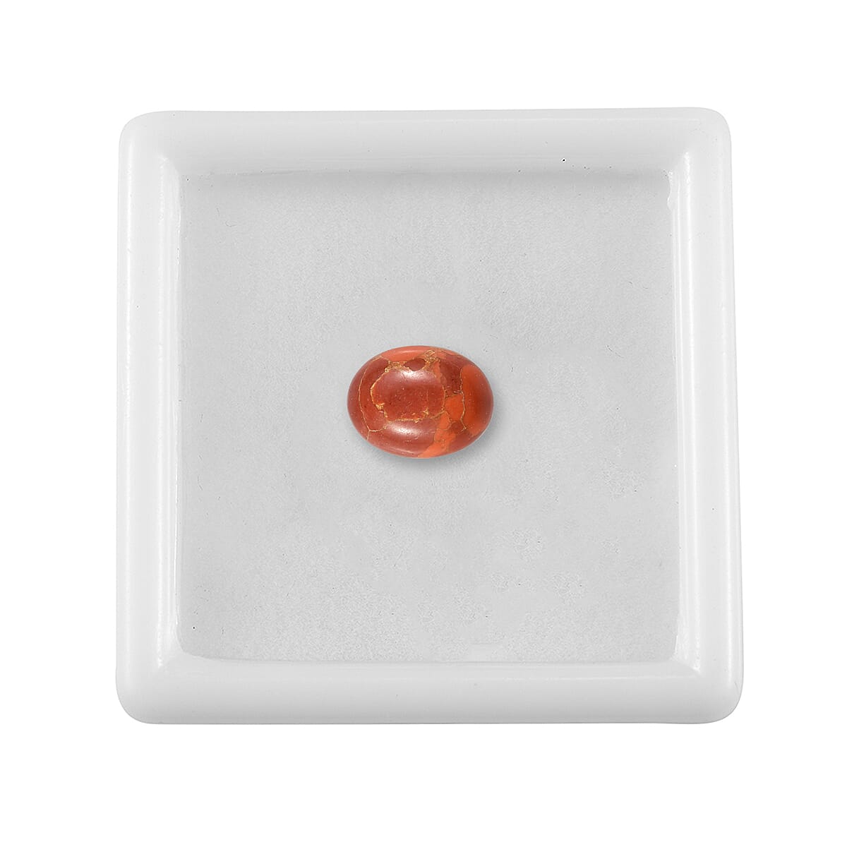 Mojave Orange Turquoise (Ovl 9x7 mm) 1.88 ctw Loose Gemstone image number 3