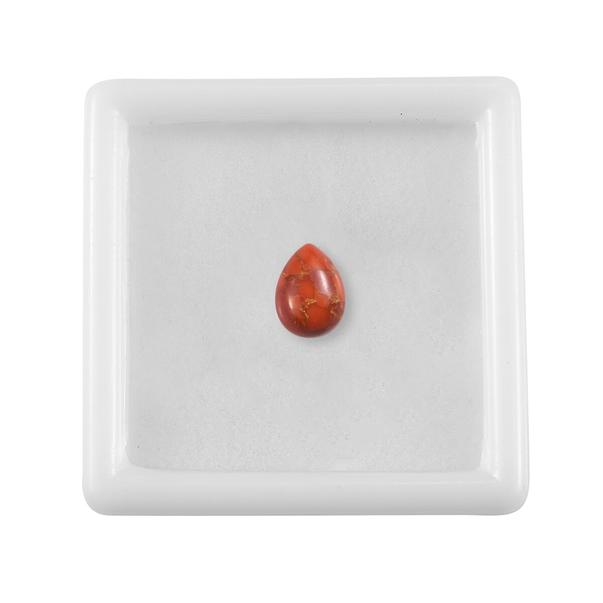 Mojave Orange Turquoise (Pear 8x6 mm) 1.06 ctw image number 3