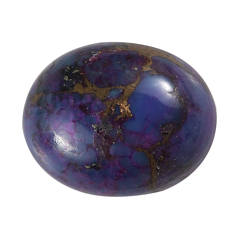 Mojave Purple Turquoise (Ovl 10x8 mm) 2.40 ctw Loose Gemstone