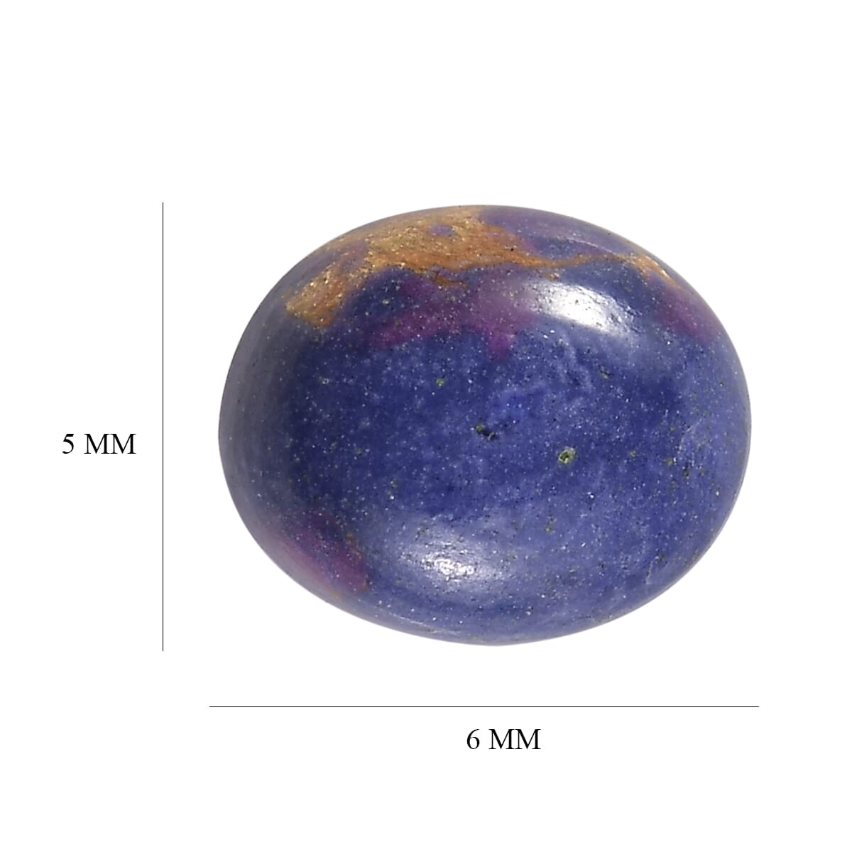Mojave Purple Turquoise (Ovl 6x5 mm) 0.40 ctw image number 4