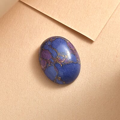 Mojave Purple Turquoise (Ovl 9x7 mm) 1.60 ctw Loose Gemstone