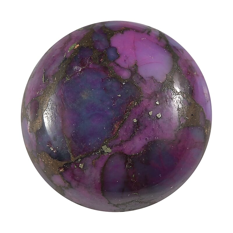 Mojave Purple Turquoise (Rnd 10 mm) 3.45 ctw Loose Gemstone