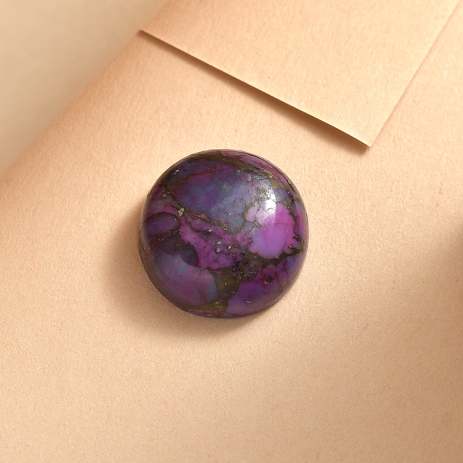 Mojave Purple Turquoise (Rnd 10 mm) 3.45 ctw Loose Gemstone