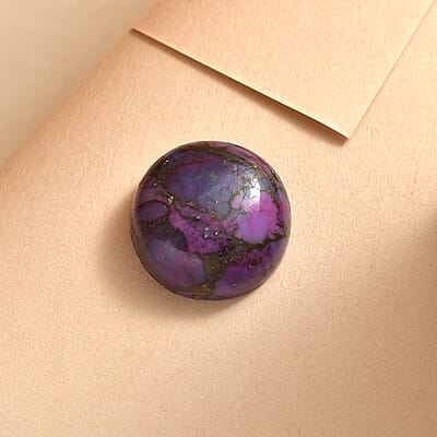 Mojave Purple Turquoise (Rnd 10 mm) 3.45 ctw Loose Gemstone
