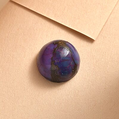 Mojave Purple Turquoise (Rnd 7 mm) 1.40 ctw Loose Gemstone
