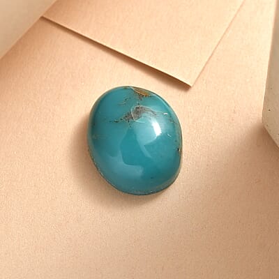 AA Sierra Nevada Turquoise (Ovl 11x9 mm) 2.90 ctw Loose Gemstone