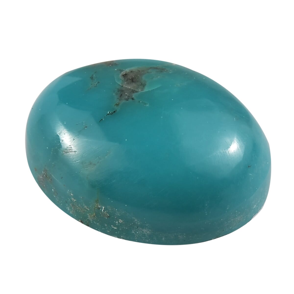 AA Sierra Nevada Turquoise (Ovl 11x9 mm) 2.90 ctw Loose Gemstone image number 2