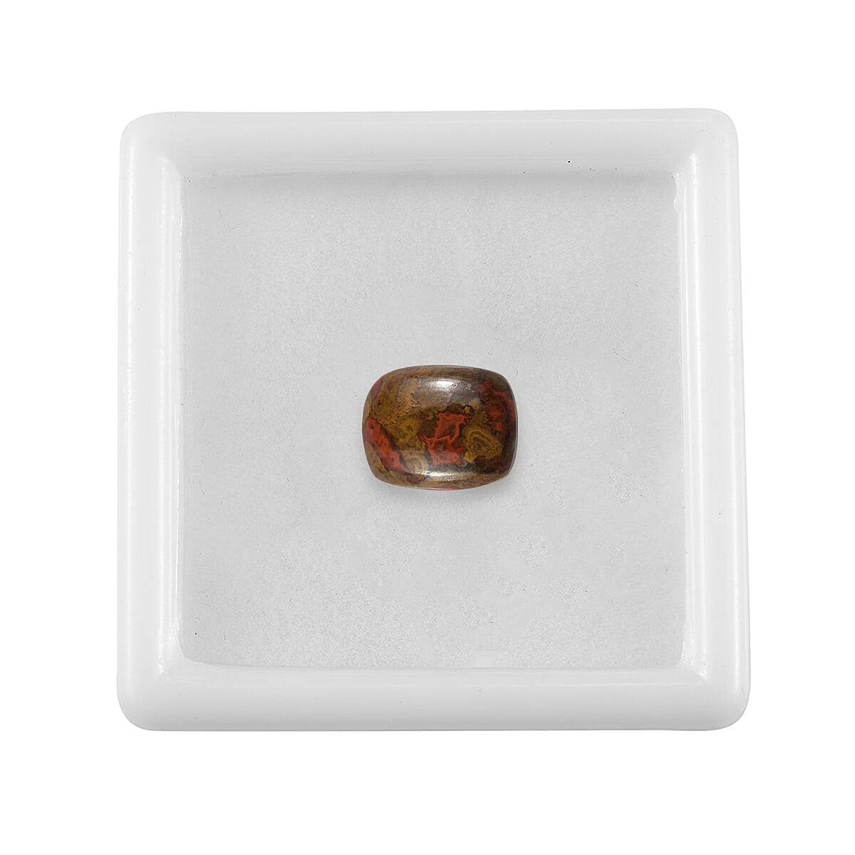 Slice Agate (Cush 10x8 mm) 2.60 ctw Loose Gemstone