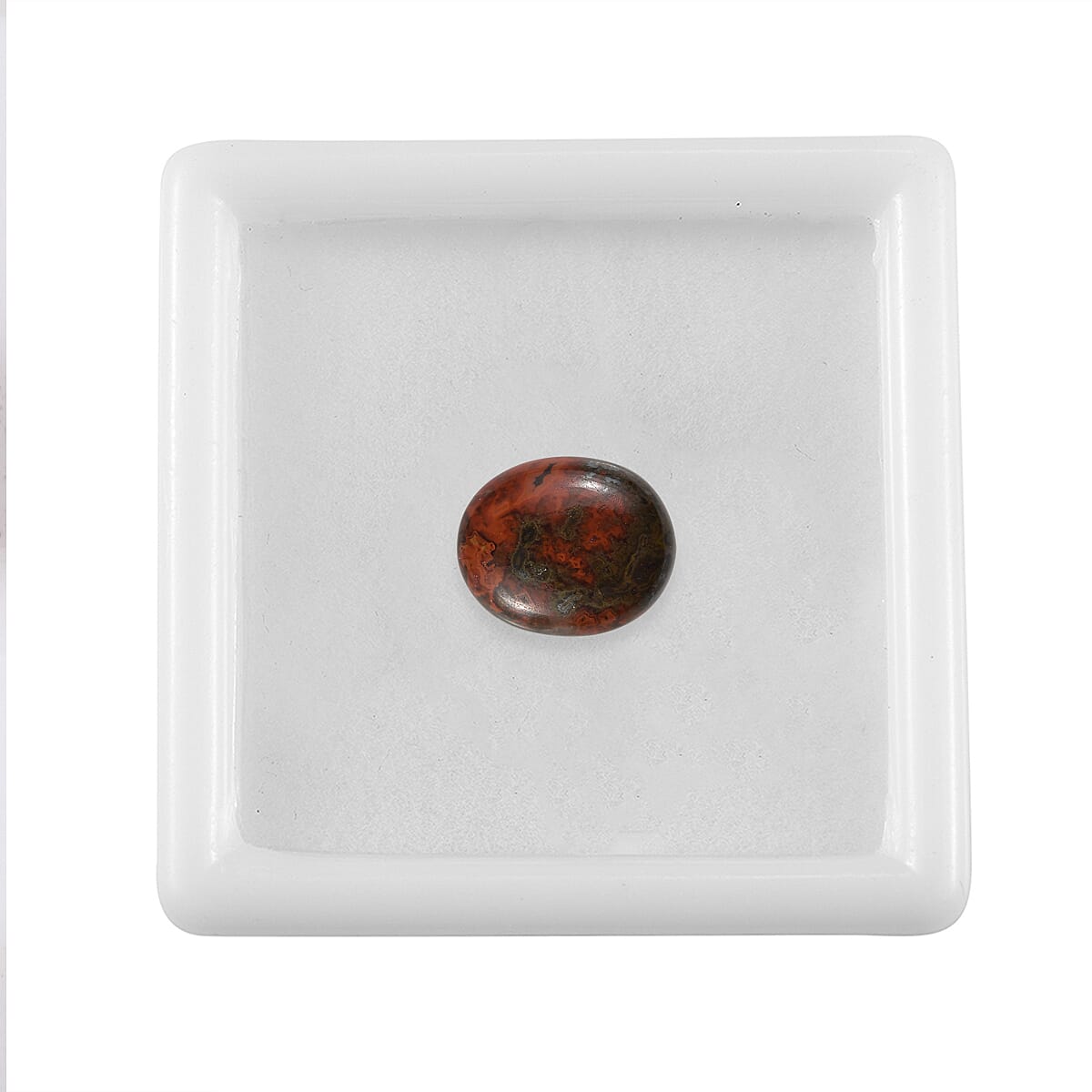 Slice Agate (Ovl 11x9 mm) 2.70 ctw Loose Gemstone image number 3