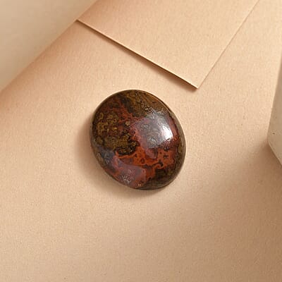Slice Agate (Ovl 12x10 mm) 3.26 ctw Loose Gemstone
