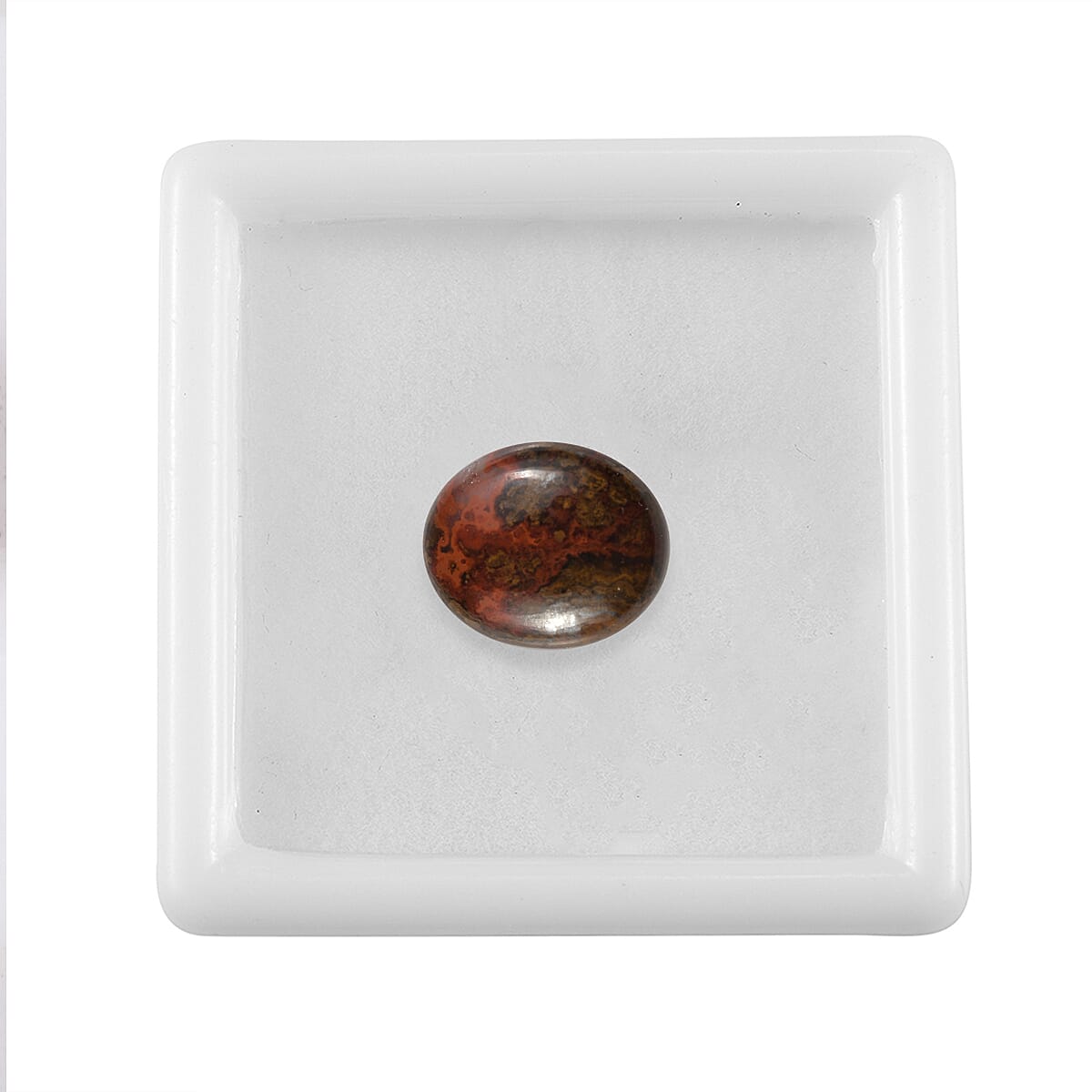 Slice Agate (Ovl 12x10 mm) 3.26 ctw Loose Gemstone