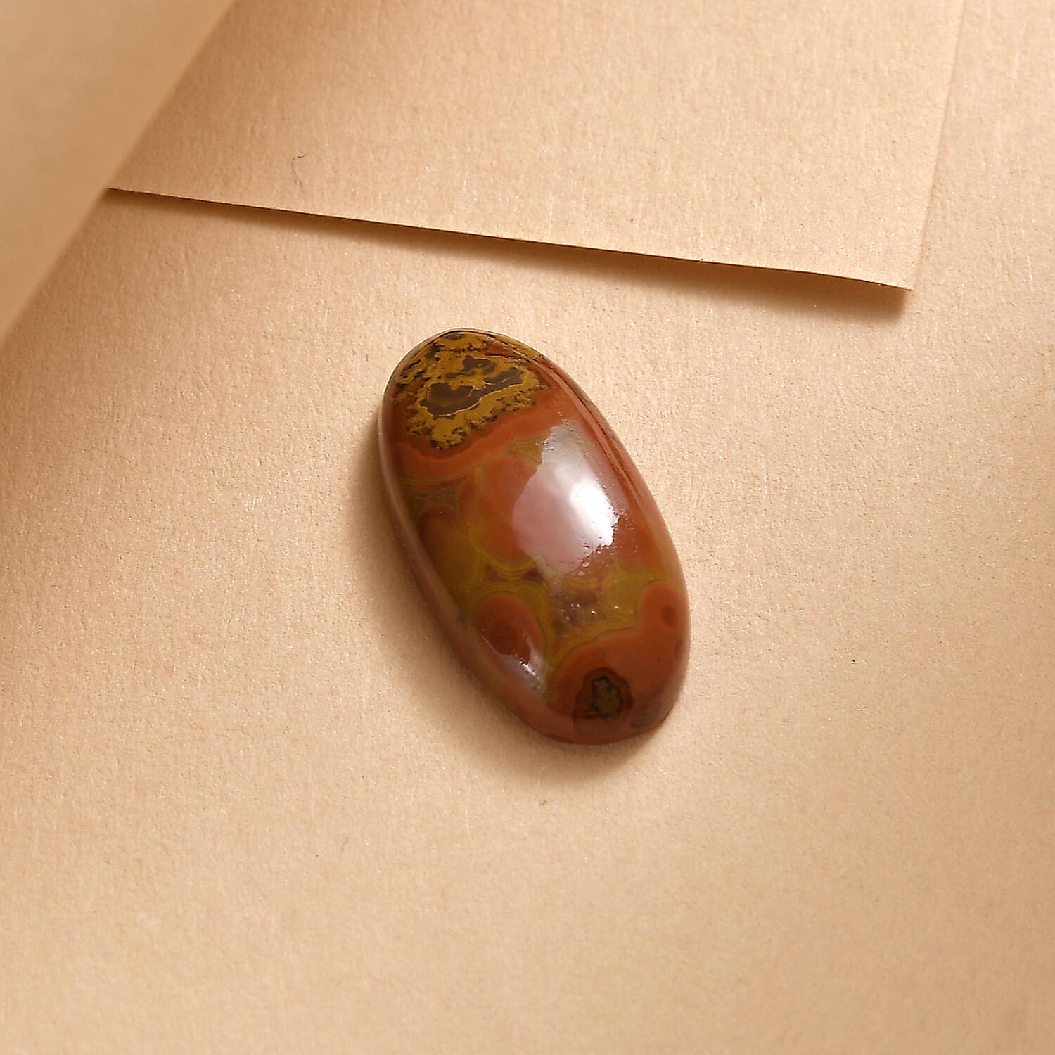 Slice Agate (Pear 12x6 mm) 1.69 ctw Loose Gemstone