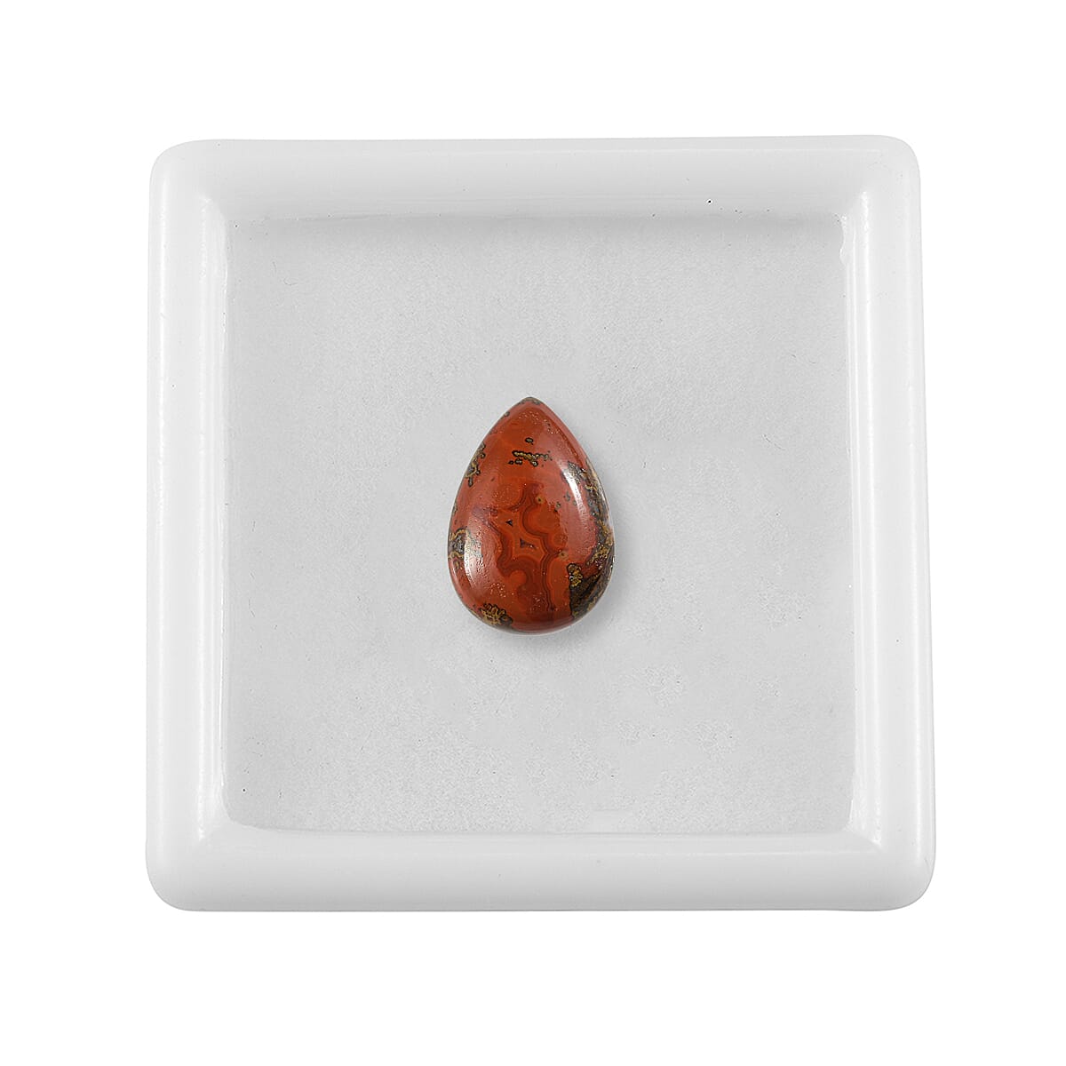 Slice Agate (Pear 12x8 mm) 2.26 ctw Loose Gemstone