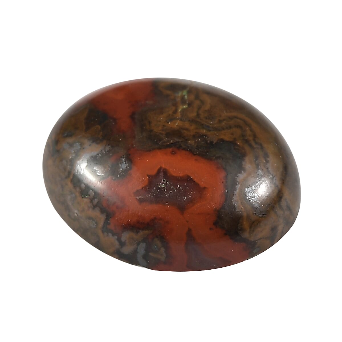 Slice Agate (Oval 10x8 mm) 4.10 ctw Loose Gemstone image number 2
