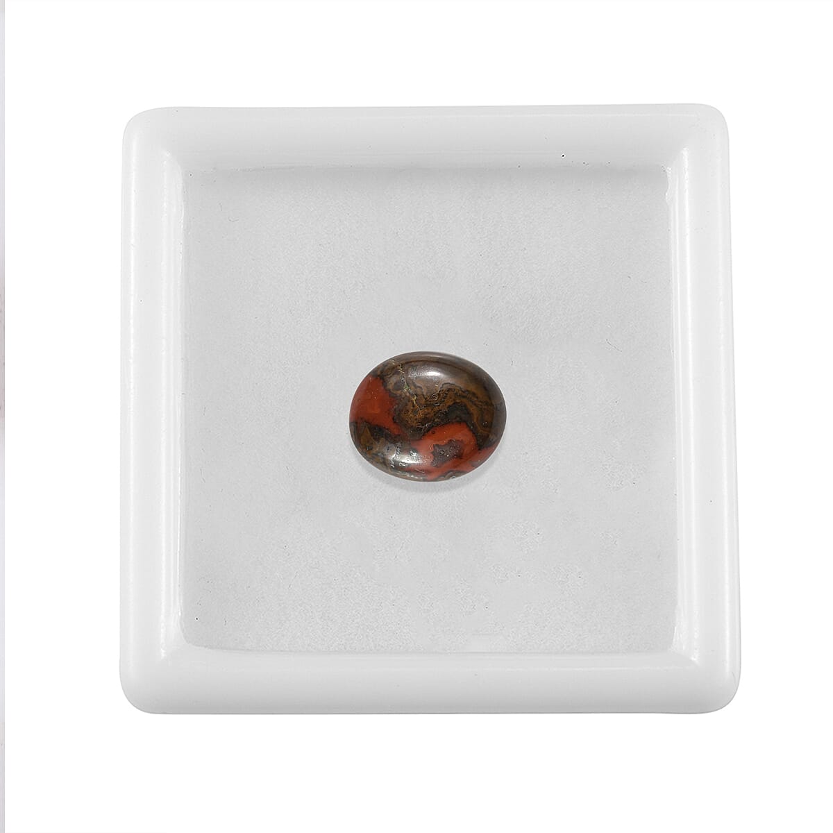 Slice Agate (Oval 10x8 mm) 4.10 ctw Loose Gemstone image number 3