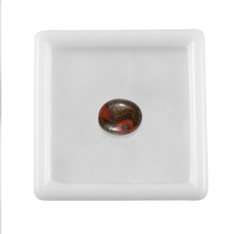 Slice Agate (Oval 10x8 mm) 4.10 ctw Loose Gemstone