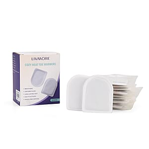 Livmore Set of 10pairs U Shape Foot Warmer - White