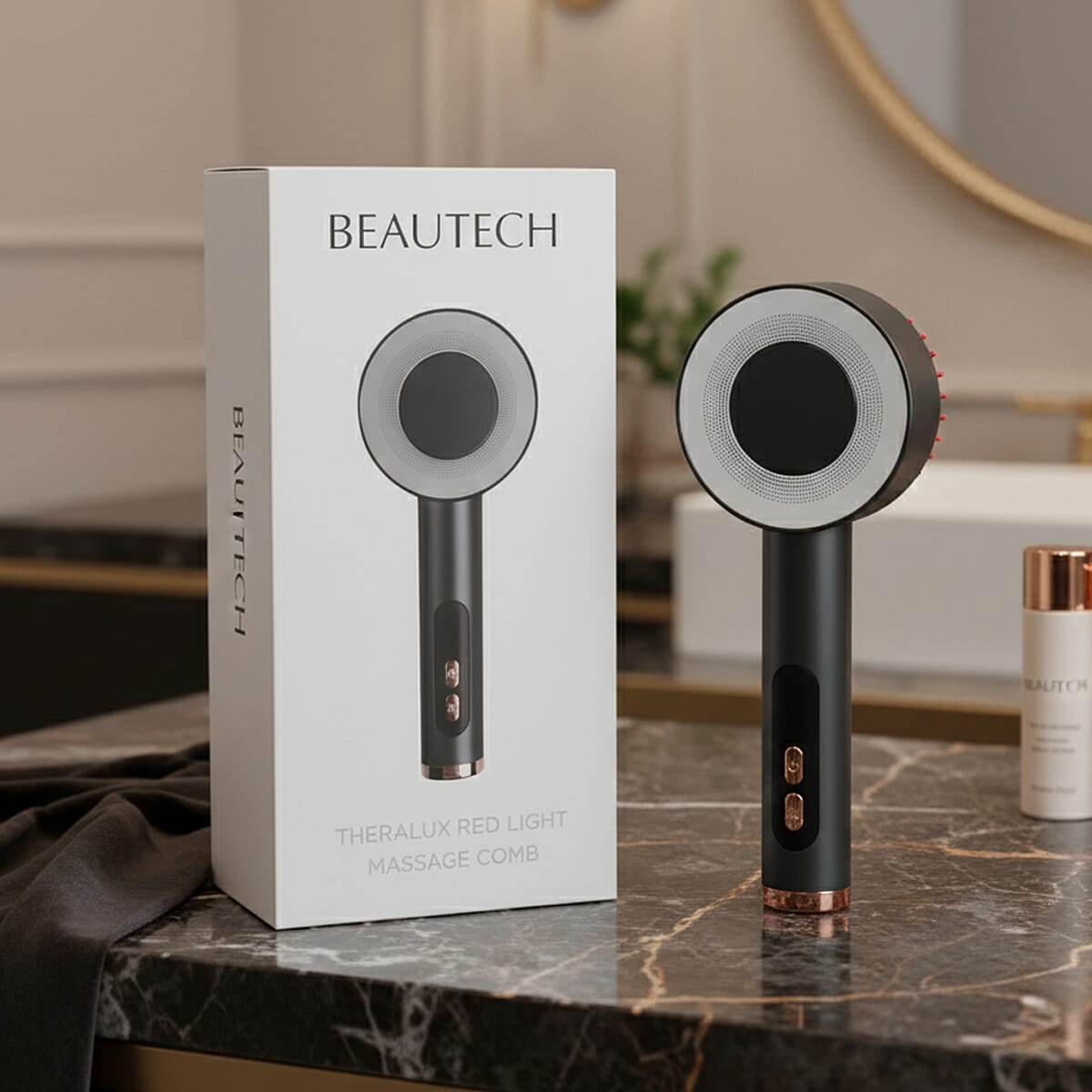 Livmore Grey Vibration Massage Comb image number 1