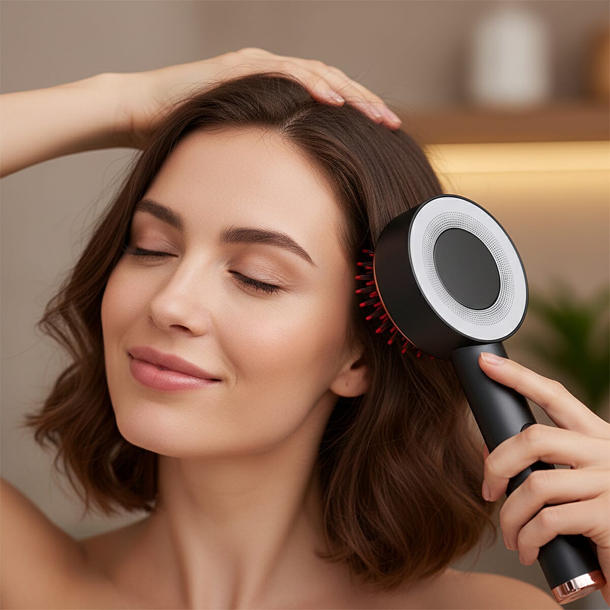 Livmore Grey Vibration Massage Comb image number 2