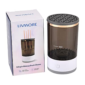 Livmore Makeup Brush Cleaner Machine- White