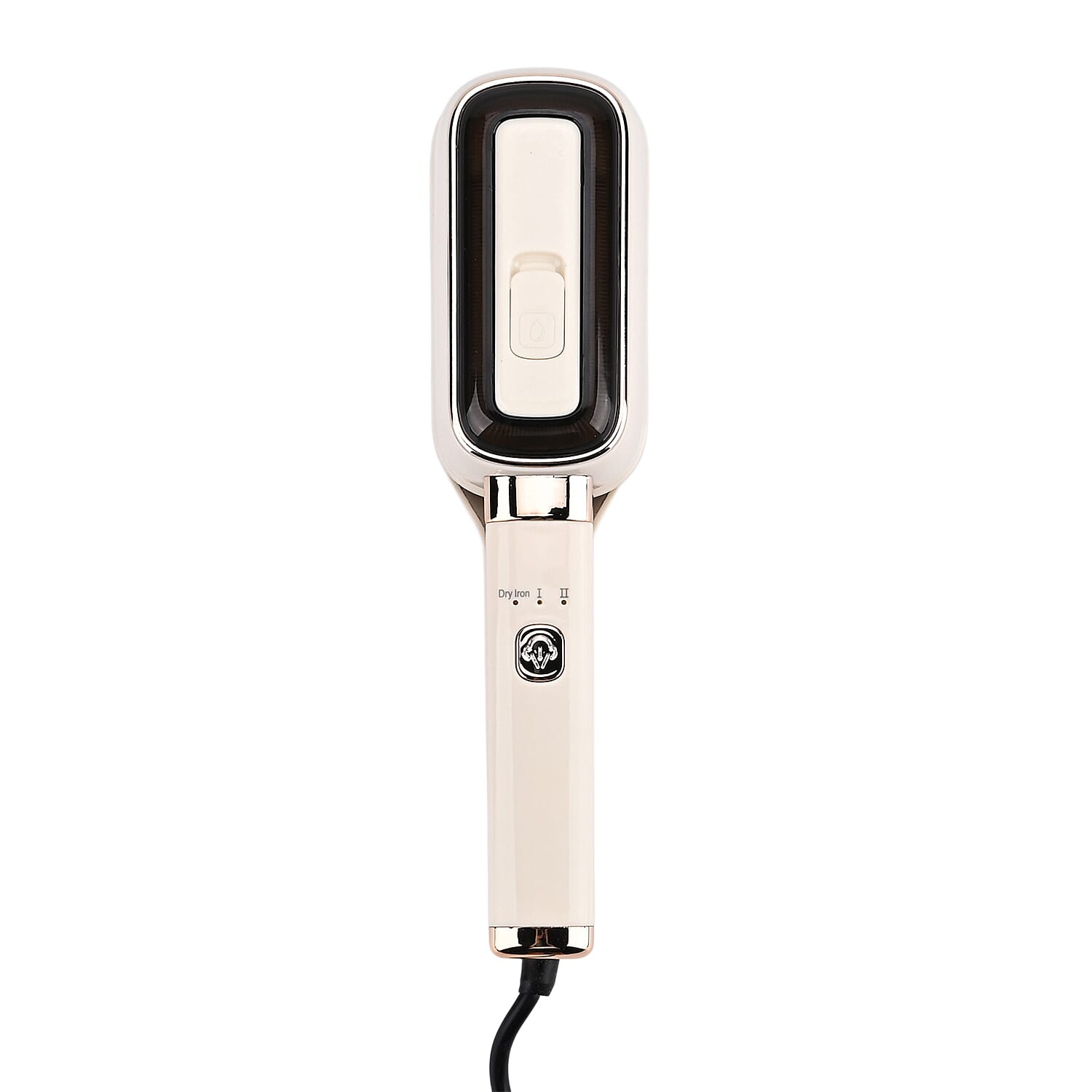 Livmore White Compact Handheld Steamer with Dual Adjustable Steam Modes and 60ml Water Tank (1000W, 100-120V, 220-240V, 50/60Hz)