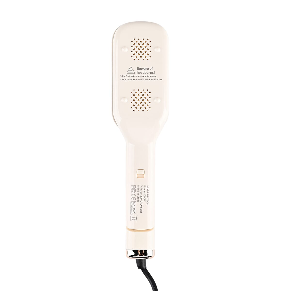 Livmore White Compact Handheld Steamer with Dual Adjustable Steam Modes and 60ml Water Tank (1000W, 100-120V, 220-240V, 50/60Hz) image number 5