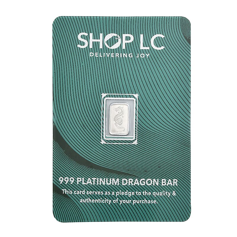 999 Platinum Dragon Bar 1 Grams